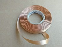 Stuha atlasov 10 mm - krmov tmav 080703
