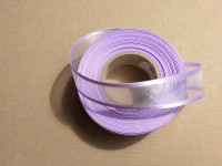 Stuha monofil. s atlasem a vlascem 25 mm - fialov svtl 030502